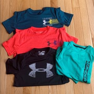 Boys UA shirts